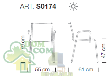 Стул Metalmobil Plot S0174