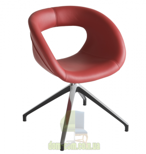 Комфортное поворотное мягкое кресло Gaber Moema L U