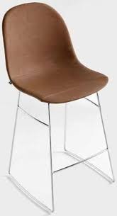 Полубарный стул на  металлических ножках Connubia Academy CB/1674