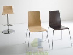  Стул с гнутым деревянным корпусом  Gaber LILÀ