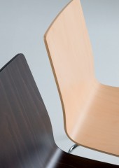  Стул с гнутым деревянным корпусом  Gaber LILÀ