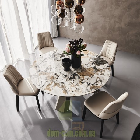 Круглый обеденный стол Cattelan Italia Eliot Keramik Round