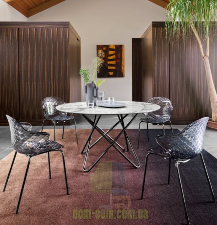 Круглый обеденный стол с керамической столешницей Calligaris Stellar CS/4112RD 140C