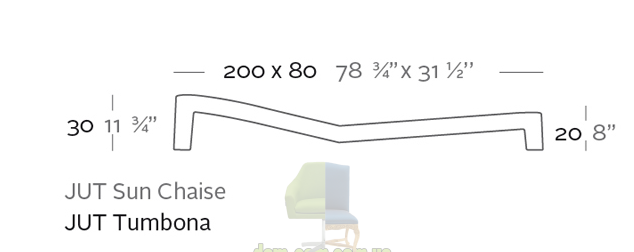 Шезлонг Vondom Jut