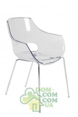 Кресло Papatya Opal прозрачное