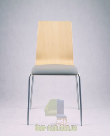 Стул из гнутой фанеры Delta Luka PS с мягкой подушкой