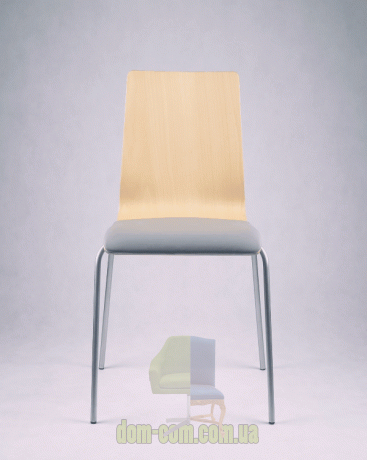 Стул из гнутой фанеры Delta Luka PS с мягкой подушкой
