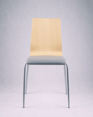Стул из гнутой фанеры Delta Luka PS с мягкой подушкой