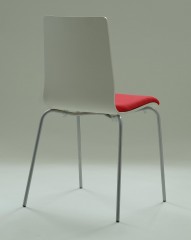 Стул из гнутой фанеры Delta Luka PS с мягкой подушкой