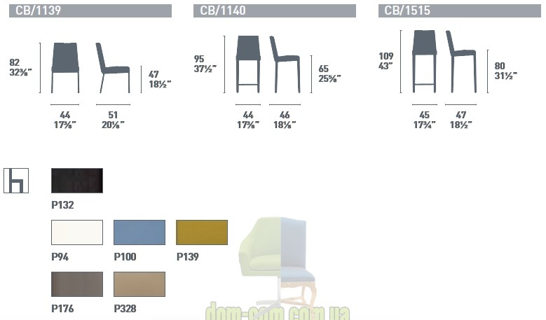Стул деревянный Connubia Evergreen CB/1139