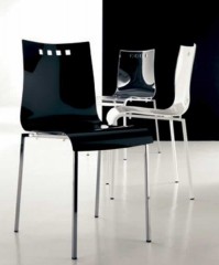 Стул с глянцевым сидением Ozzio Italia Smile