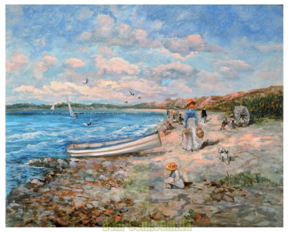 Картина маслом Солнечный день у моря Barj Buzzoni