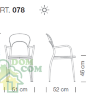 Стул Metalmobil Sandy 078