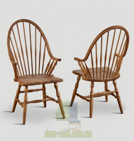 Стул виндзорский с подлокотниками Dialma brown DB004040 DB004041 DB004042