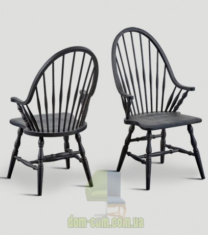 Стул виндзорский с подлокотниками Dialma brown DB004040 DB004041 DB004042