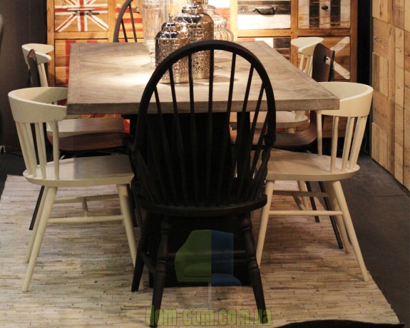 Стул виндзорский с подлокотниками Dialma brown DB004040 DB004041 DB004042