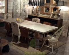 Стул виндзорский с подлокотниками Dialma brown DB004040 DB004041 DB004042