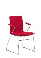 Стул на полозьях с гнутой фанеры Sesta Q2 