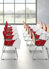 Стул на полозьях с гнутой фанеры Sesta Q2 