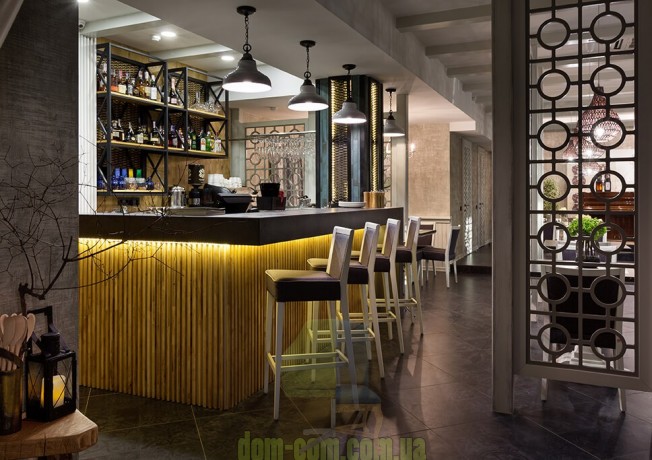 Деревянный барный стул в стиле модерн Cizeta BLIOS 180 SG