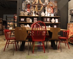 Кресло виндзорское винтажное Dialma brown DB004071 DB004072