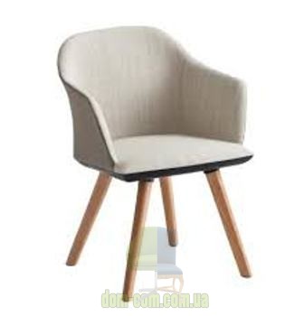 Уютное кресло на деревянных ножках Gaber MANAA 