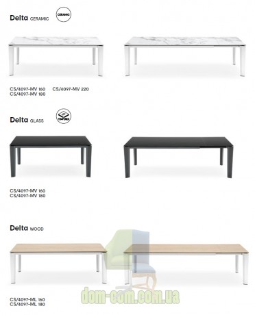 Обеденный стол Calligaris Delta CS/4097