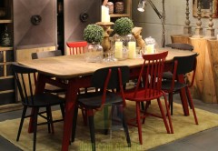 Винтажный стол из состаренного дерева Dialma brown DB004141 DB004125 DB004139