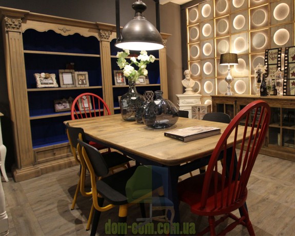 Винтажный стол из состаренного дерева Dialma brown DB004141 DB004125 DB004139