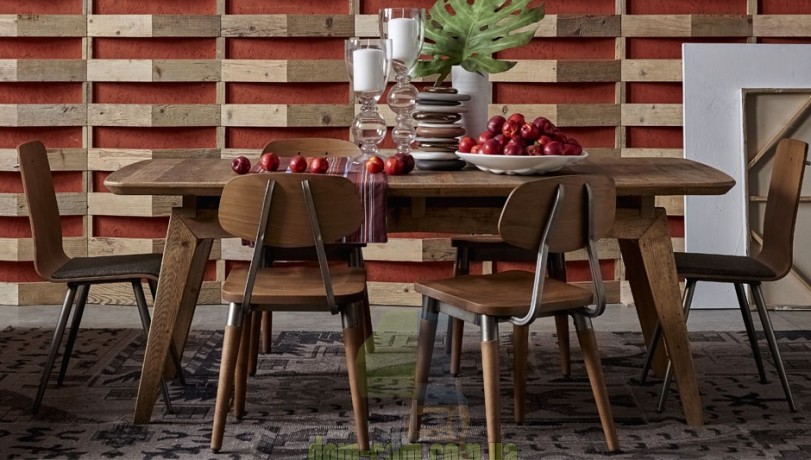 Винтажный стол из состаренного дерева Dialma brown DB004141 DB004125 DB004139