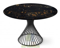 Круглый стол на необычной ноге Calligaris Vortex CS/4108RD 140C