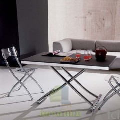 Небольшой прозрачный складной стул Ozzio Italia Opla