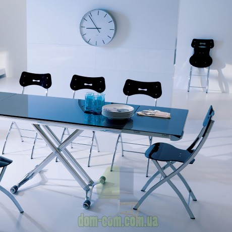 Небольшой прозрачный складной стул Ozzio Italia Opla