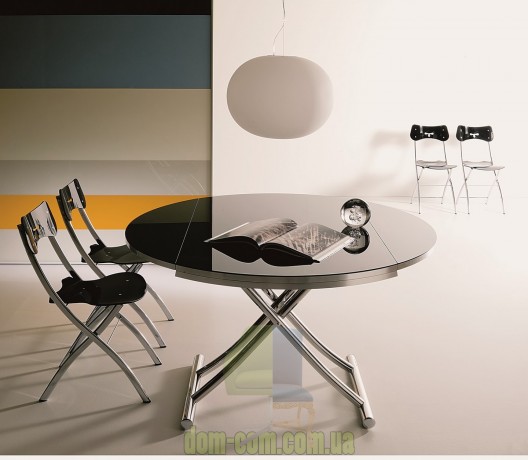 Небольшой прозрачный складной стул Ozzio Italia Opla