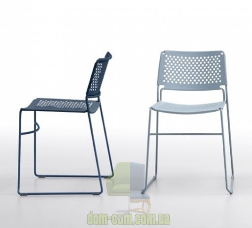 Стул из стали на полозьях Midj Slim