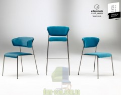 Стул на изящном металлическом каркасе SCAB Design Lisa 2853