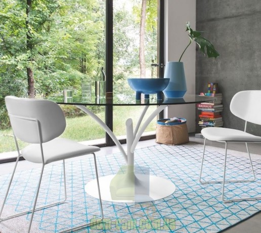Стеклянный обеденный стол Calligaris Acacia CS/4071-V 120