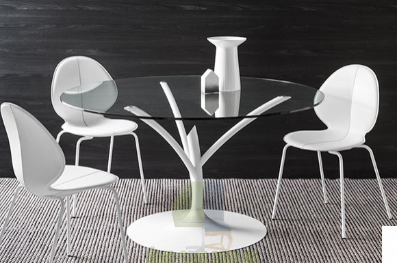 Стеклянный обеденный стол Calligaris Acacia CS/4071-V 120