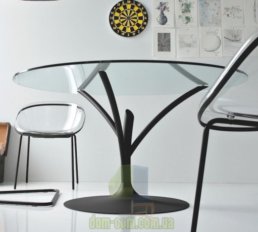 Стеклянный обеденный стол Calligaris Acacia CS/4071-V 120