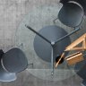 Стеклянный обеденный стол Calligaris Acacia CS/4071-V 120