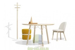 Яркий компактиный пуф Connubia Pof CB/5207