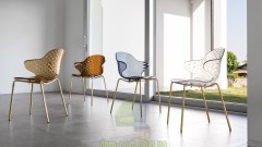 Красивый стул из поликарбоната Calligaris Saint Tropez CS/1845 