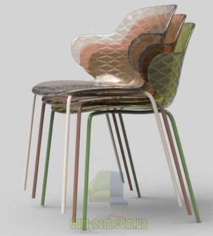 Красивый стул из поликарбоната Calligaris Saint Tropez CS/1845