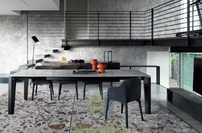 Стильный обеденный стол Calligaris Alpha
