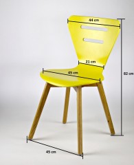 Стул из гнутой фанеры Delta Doris RW