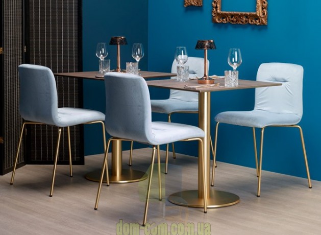 Изящный стул с каркасом под латунь SCAB Design Alice Pop 2673