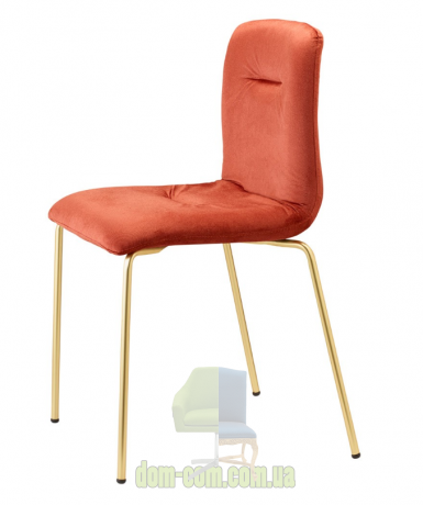 Изящный стул с каркасом под латунь SCAB Design Alice Pop 2673