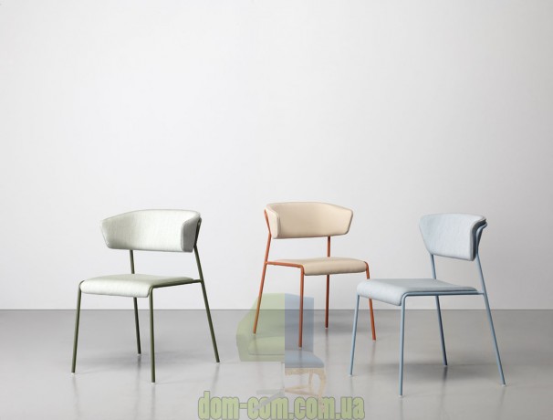 Штабелируемый водостойкий стул с тканью SCAB Design Lisa 2853-2