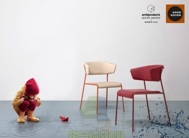 Штабелируемый влагостойкий стул с подлокотниками SCAB Design Lisa 2851