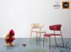 Штабелируемый влагостойкий стул с подлокотниками SCAB Design Lisa 2851